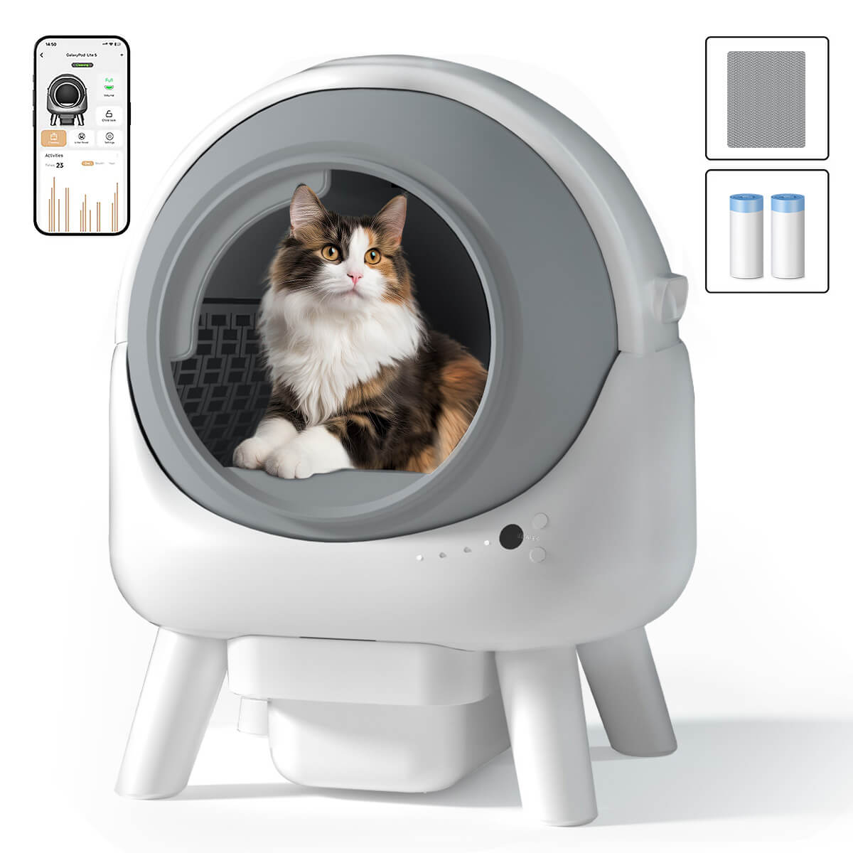 Stunning Whisper Quiet Odor Blocking Cat Litter For Heavy Use image