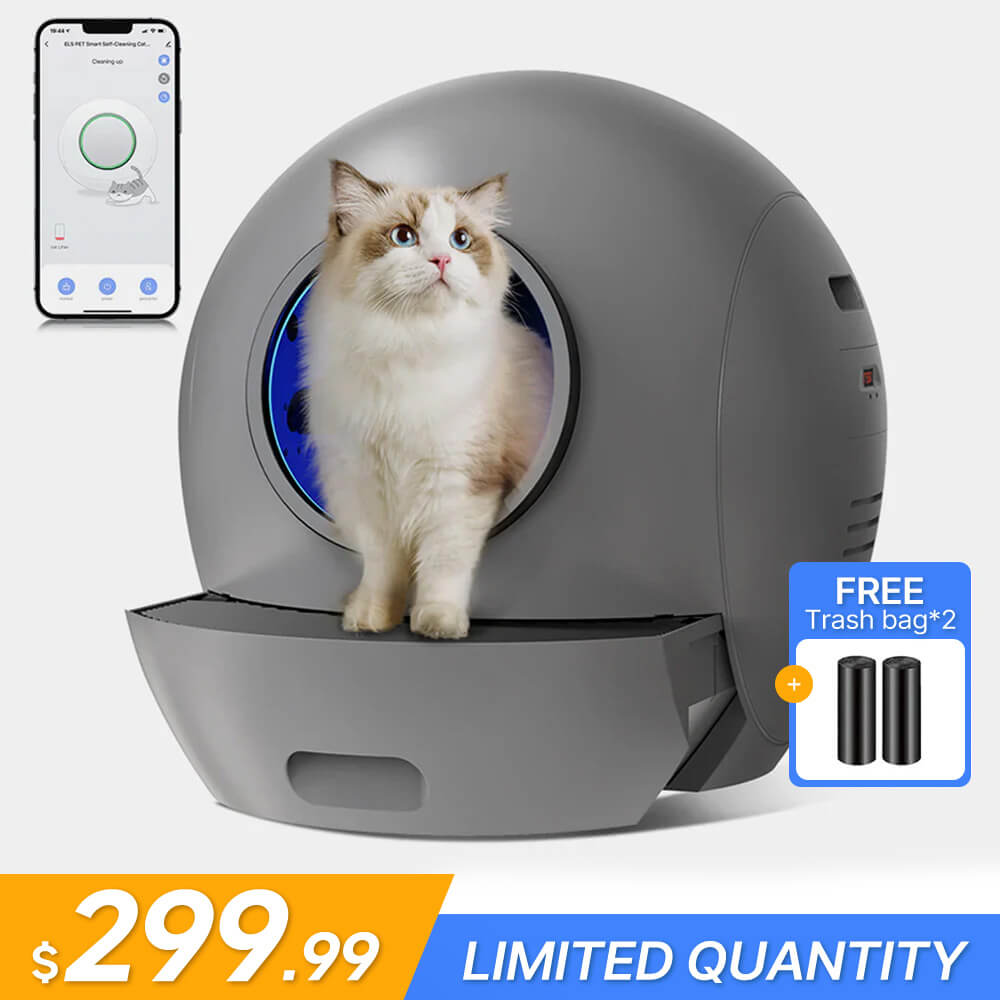 Els Pet Self-Cleaning Litter Box Automatic, Odor-Free Health