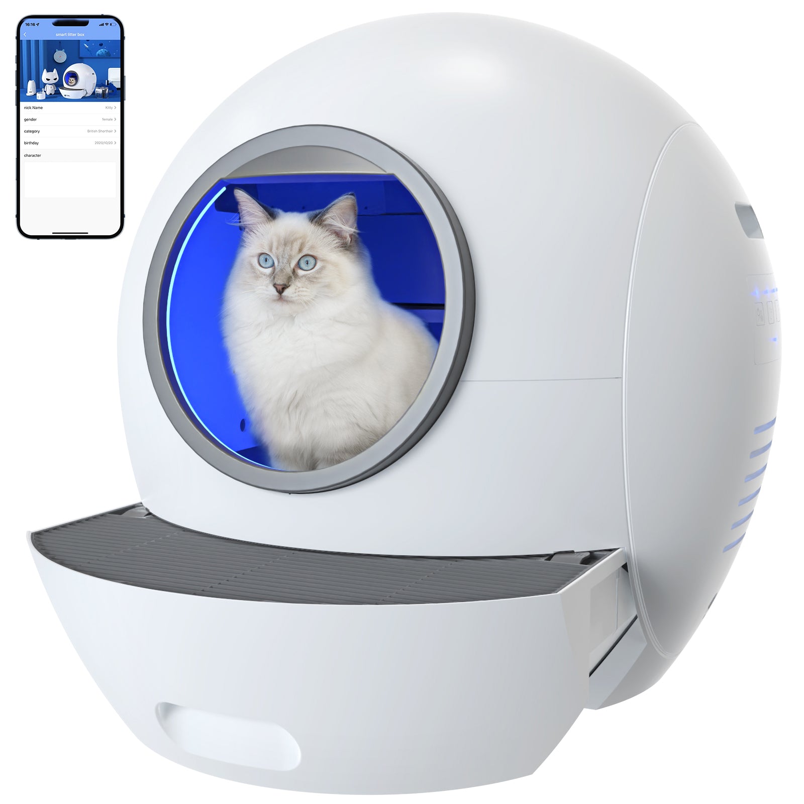 Els Pet 2.0 Self Cleaning Cat Litter Box