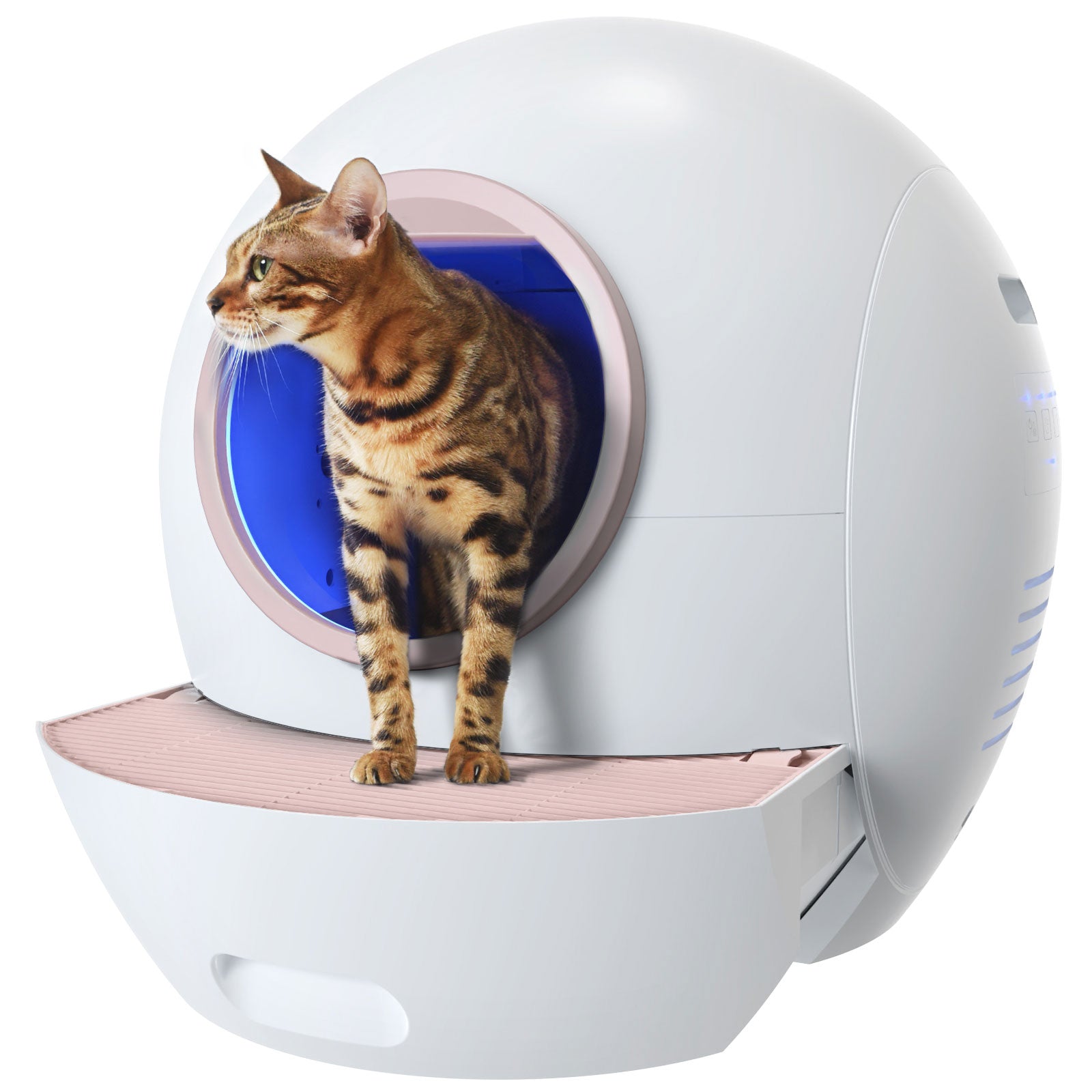 Els Pet Spaceship Selbstreinigende Katzentoilette