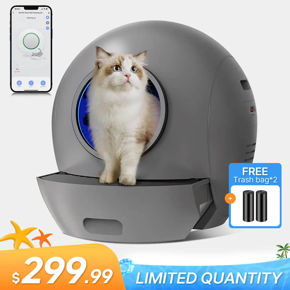 ELS PET 自動トイレ Amazon | 猫トイレ 自動 ELS PET 60L特大容量 スマート 自動猫