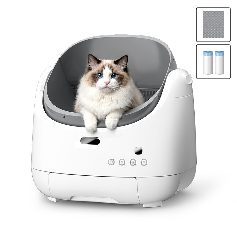 [Halloween Sale] New Launch Orbitie Air Open-Top Self-Cleaning Cat Litter Box